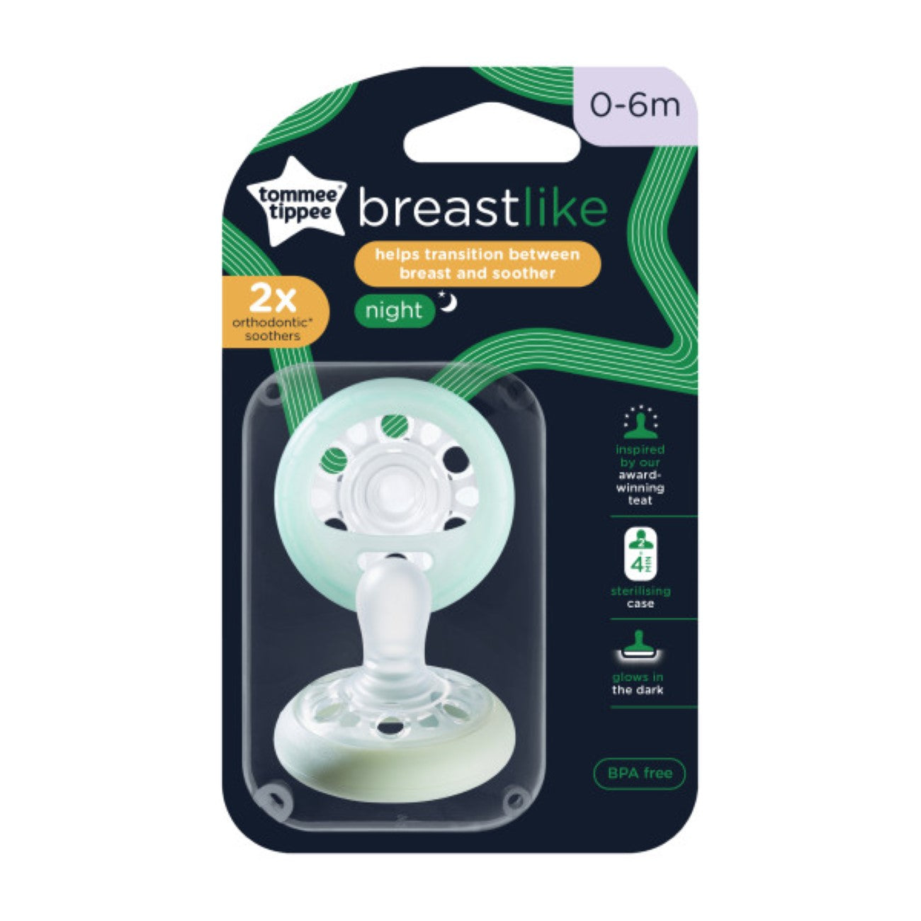 Breast-like Night Time Soother (0-6M)