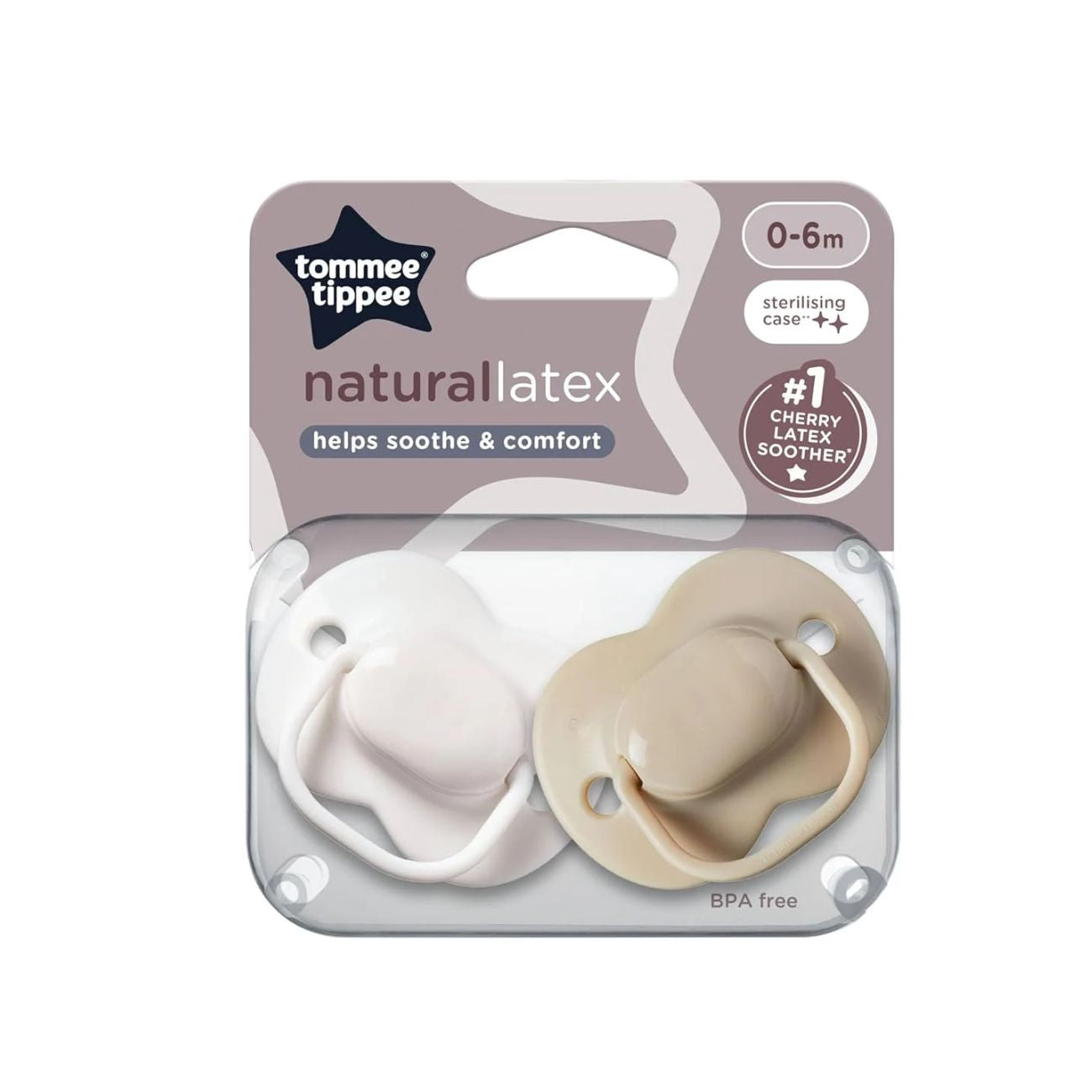Natural Latex Soother 0-6 Months