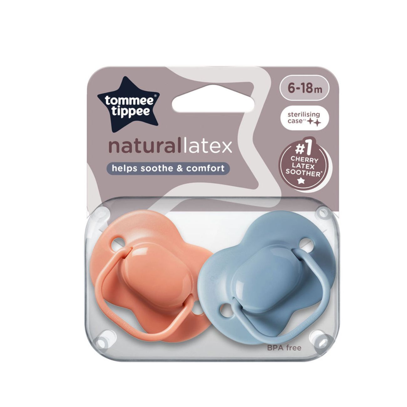 Natural Latex Soother 6-18 Months