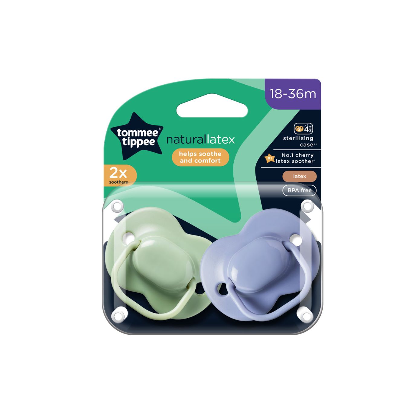 Natural Latex Soother 18-36 Months