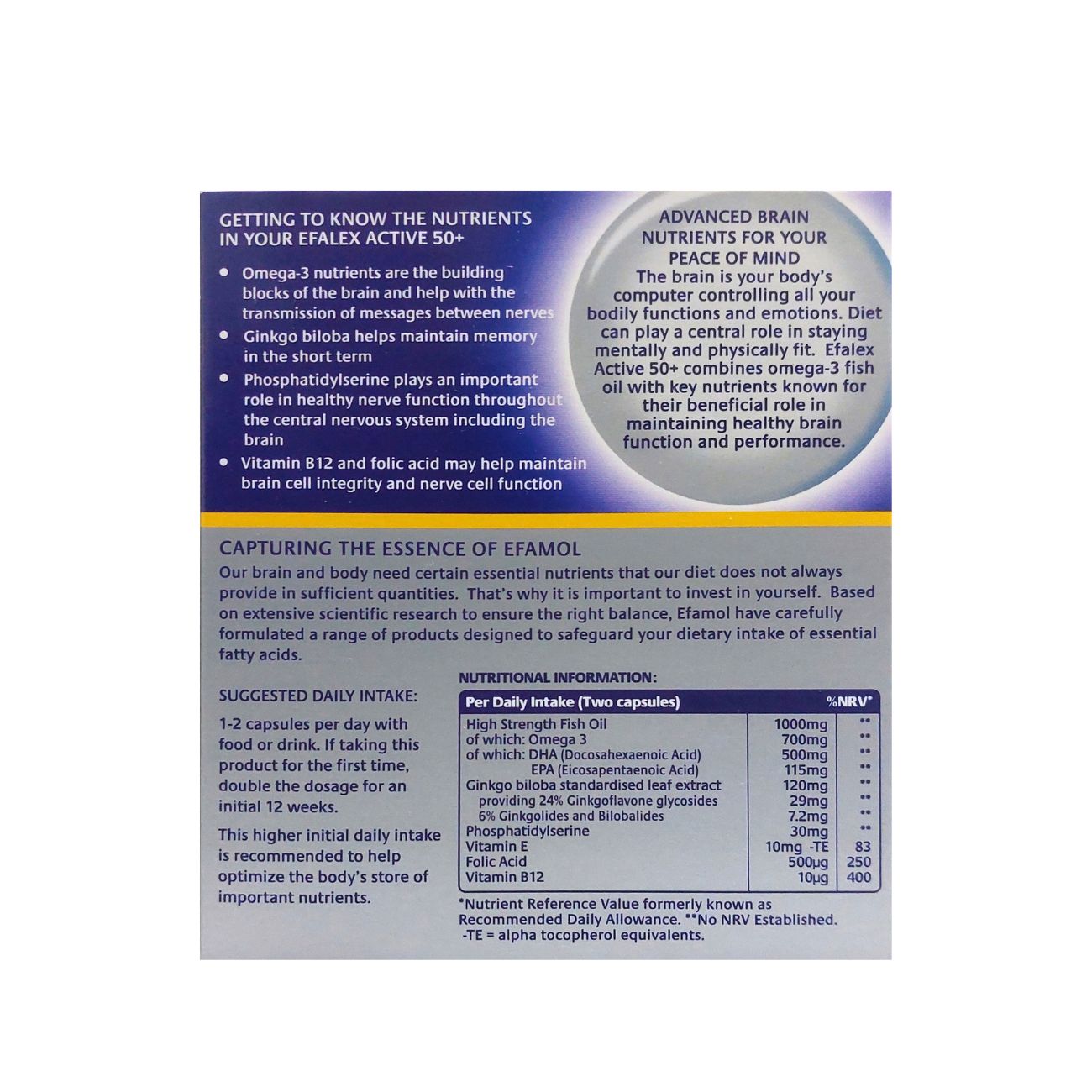 Efalex Active 50+