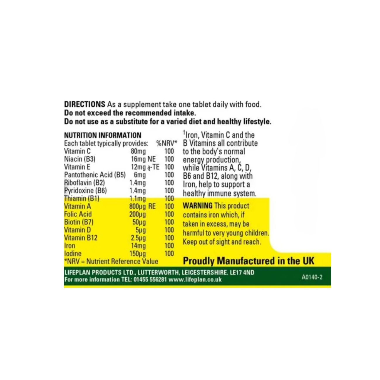 Multivitamins & Iron
