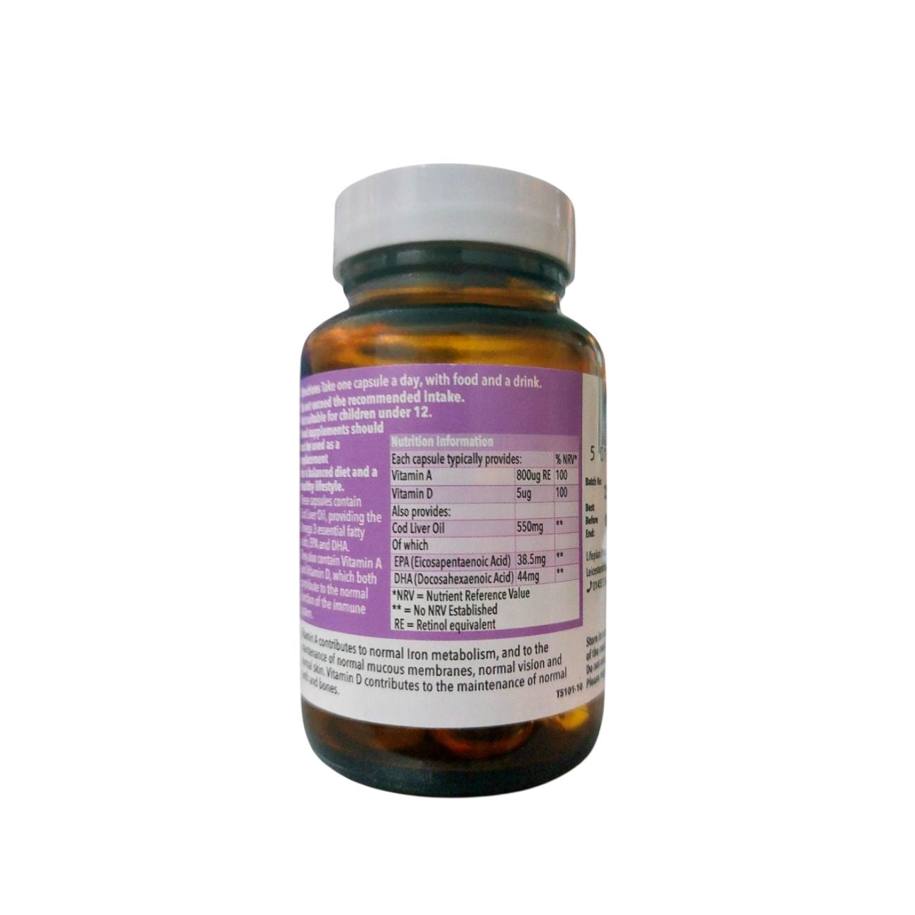 Cod Liver Oil 550mg