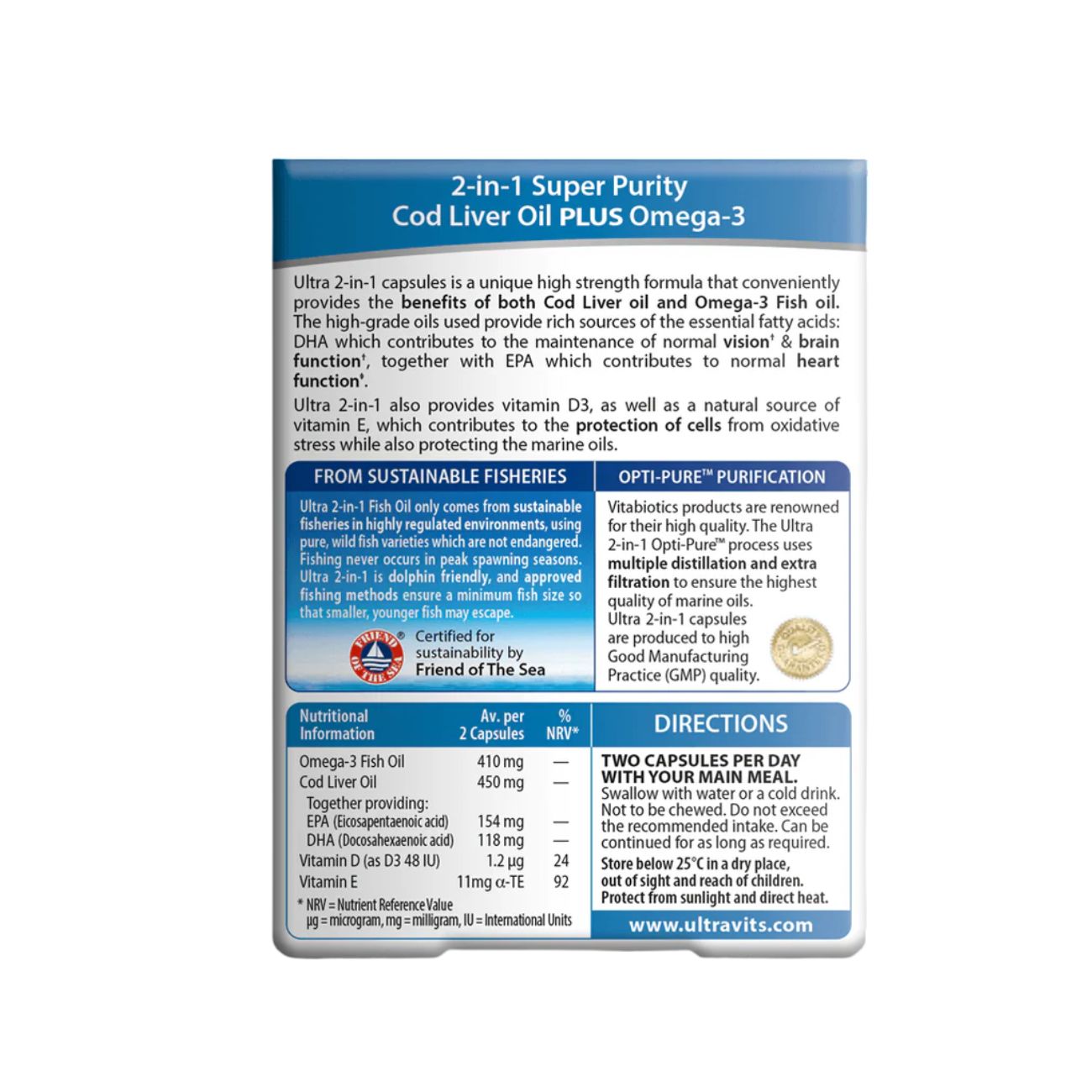 Cod Liver Oil plus Omega-3