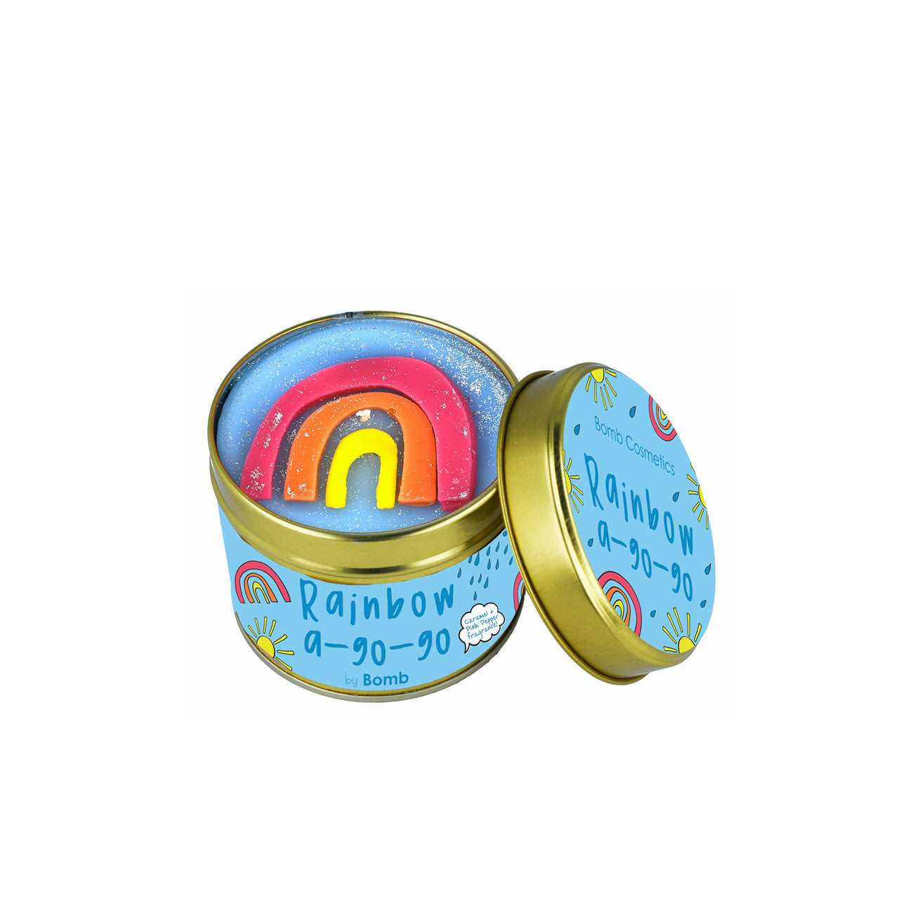 Rainbow A Go Go Tinned Candle