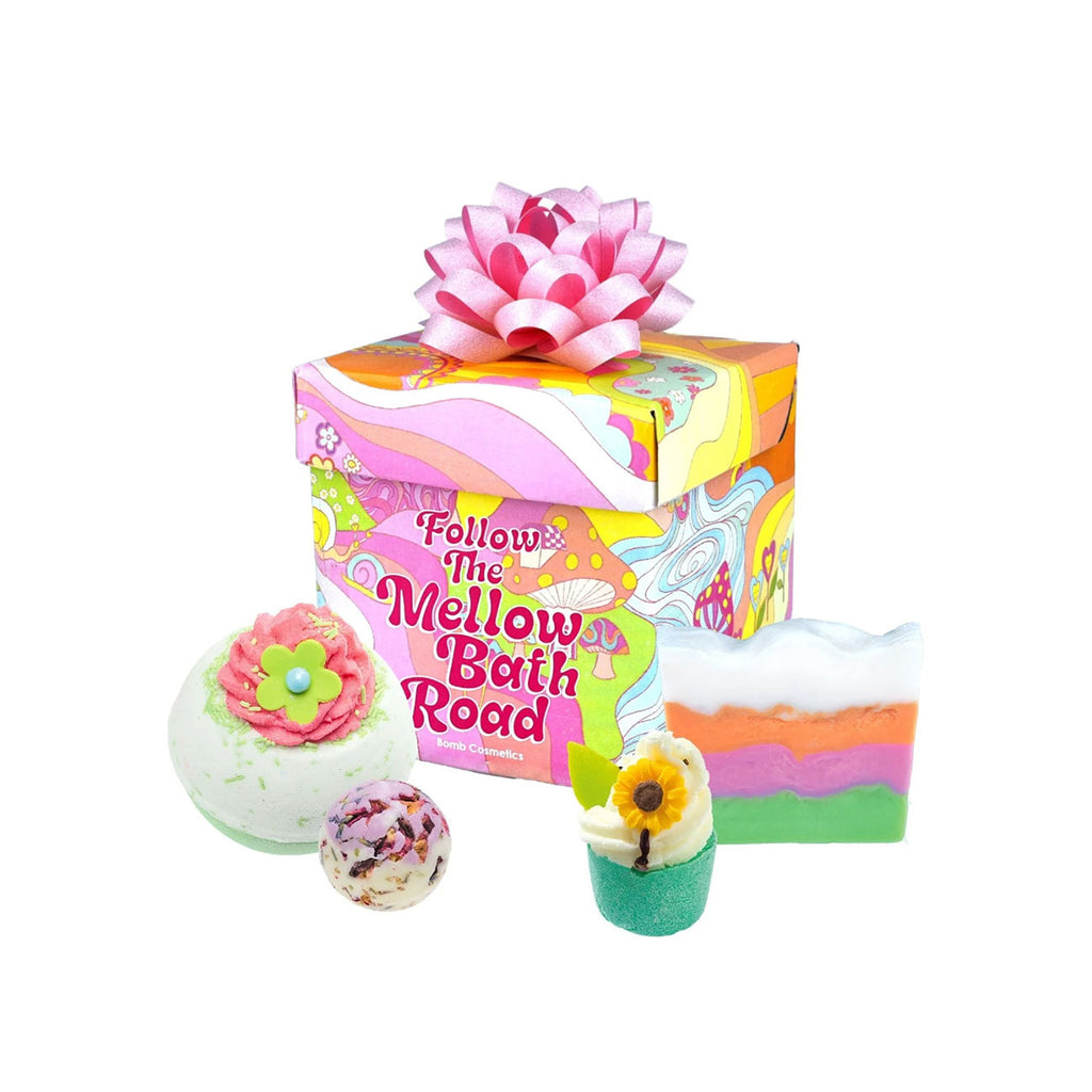 Follow the MellowBath Road Cube Bow Gift Box