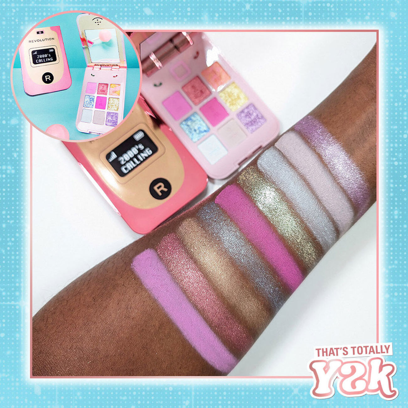 Y2K Baby Flip Phone Palette