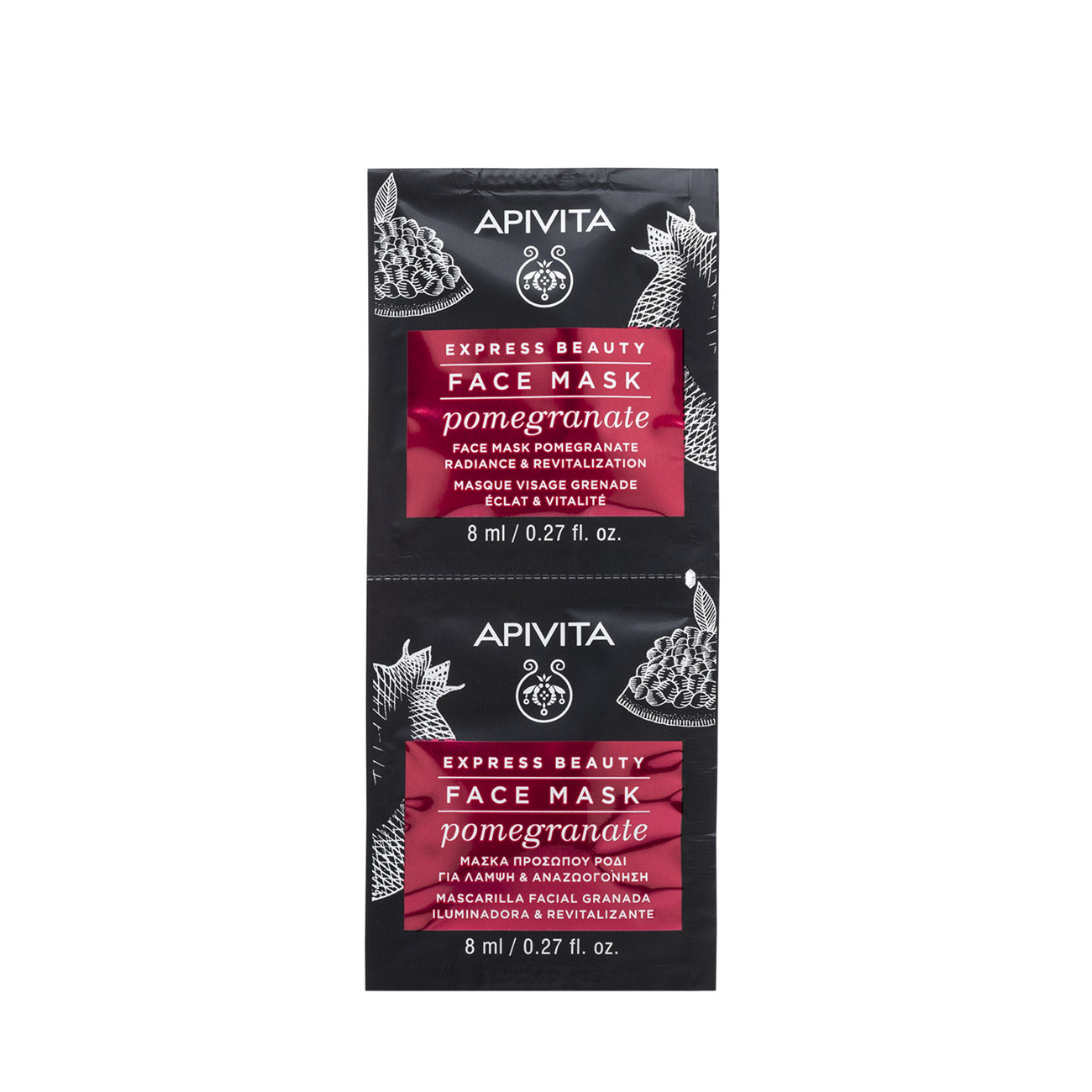Express Beauty Face Mask with Pomegranate for Radiance & Revitalization