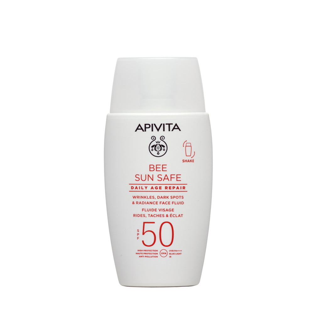 Bee Sun Safe Daily Age Repair Wrinkles Dark Spots & Radiance Face Fluid SPF50