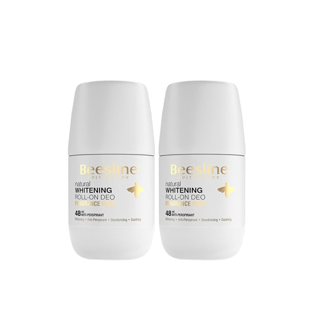 Natural Whitening Roll-On Deo - Fragrance Free Duo