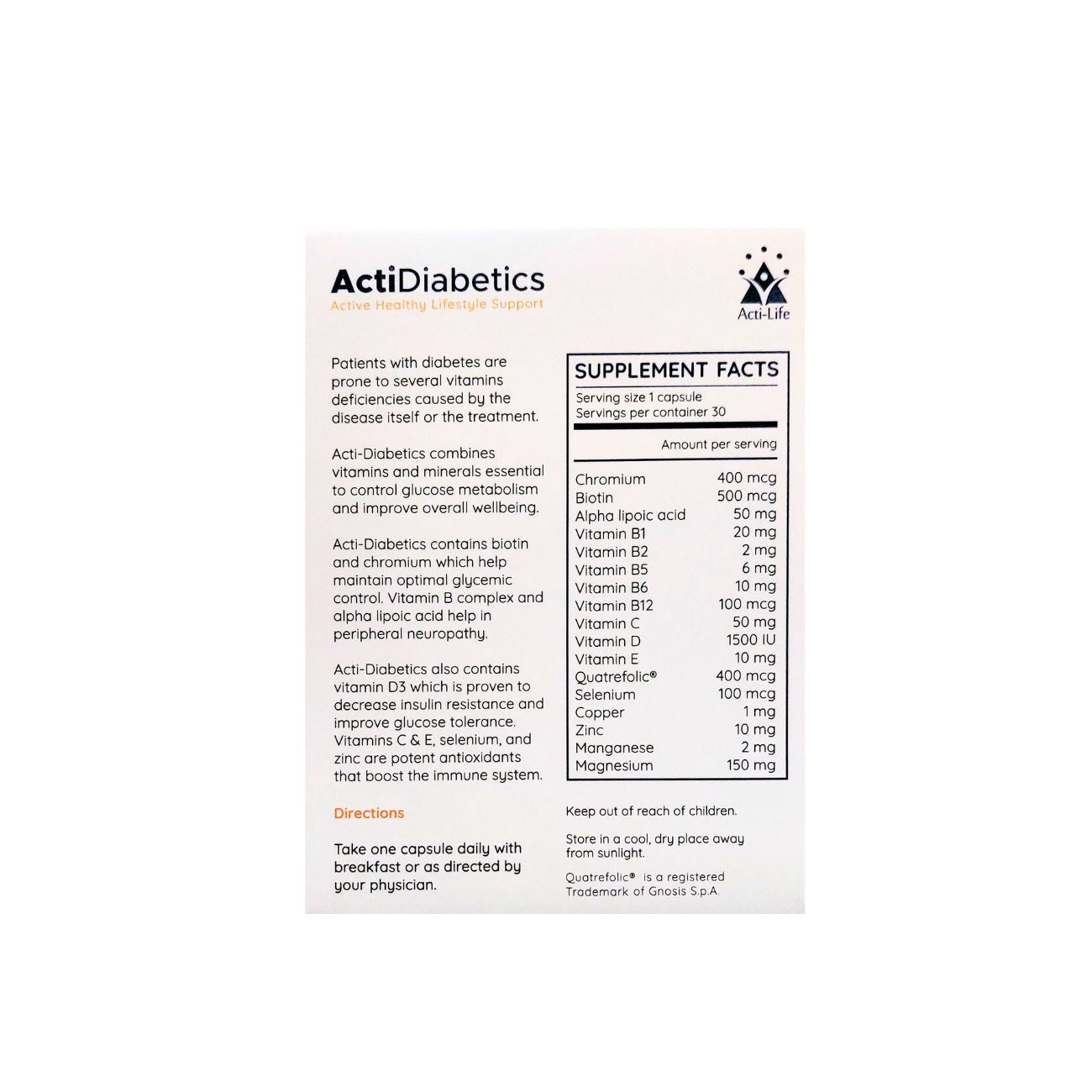 Acti-Diabetics