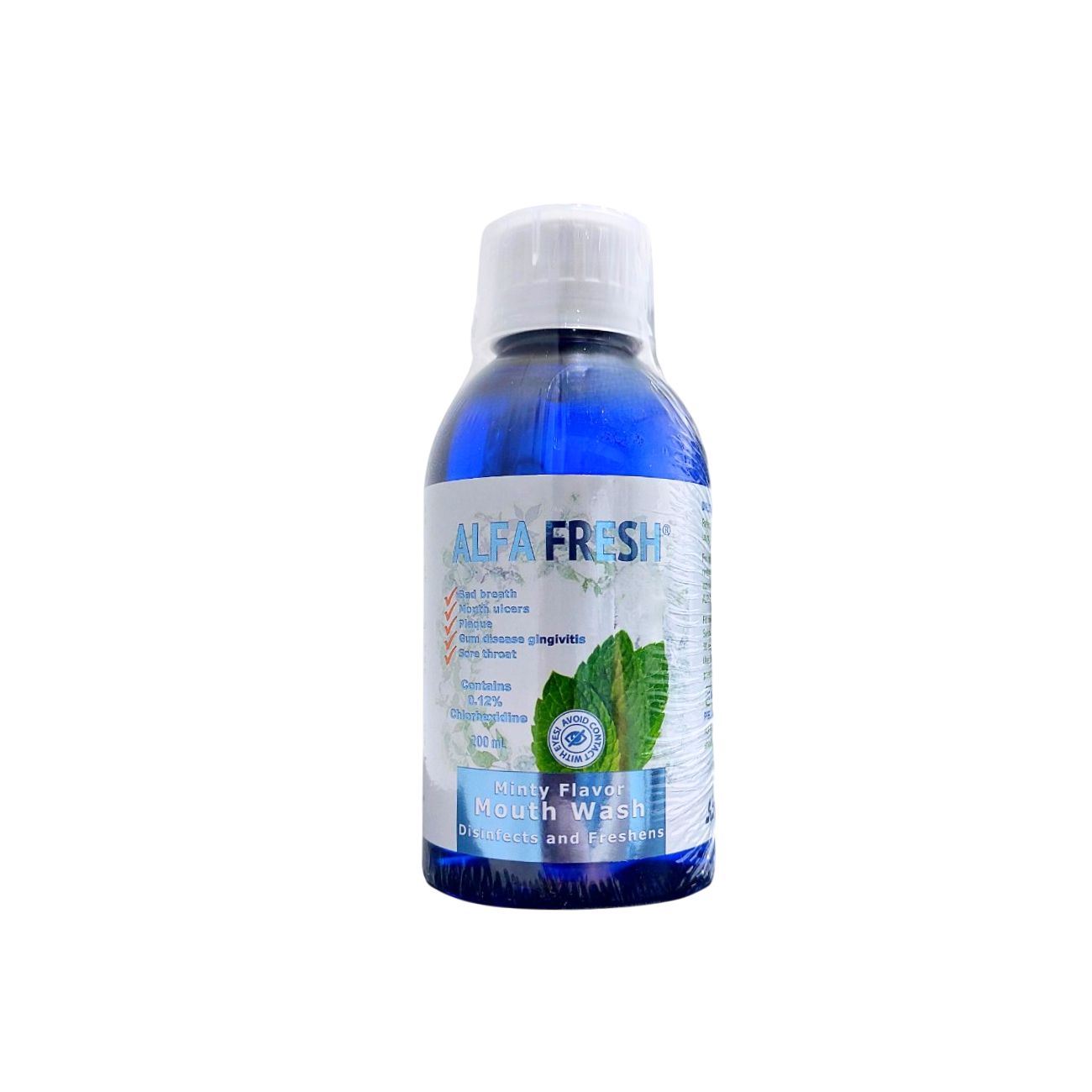 Alfa Fresh Minty Mouthwash 0.12%