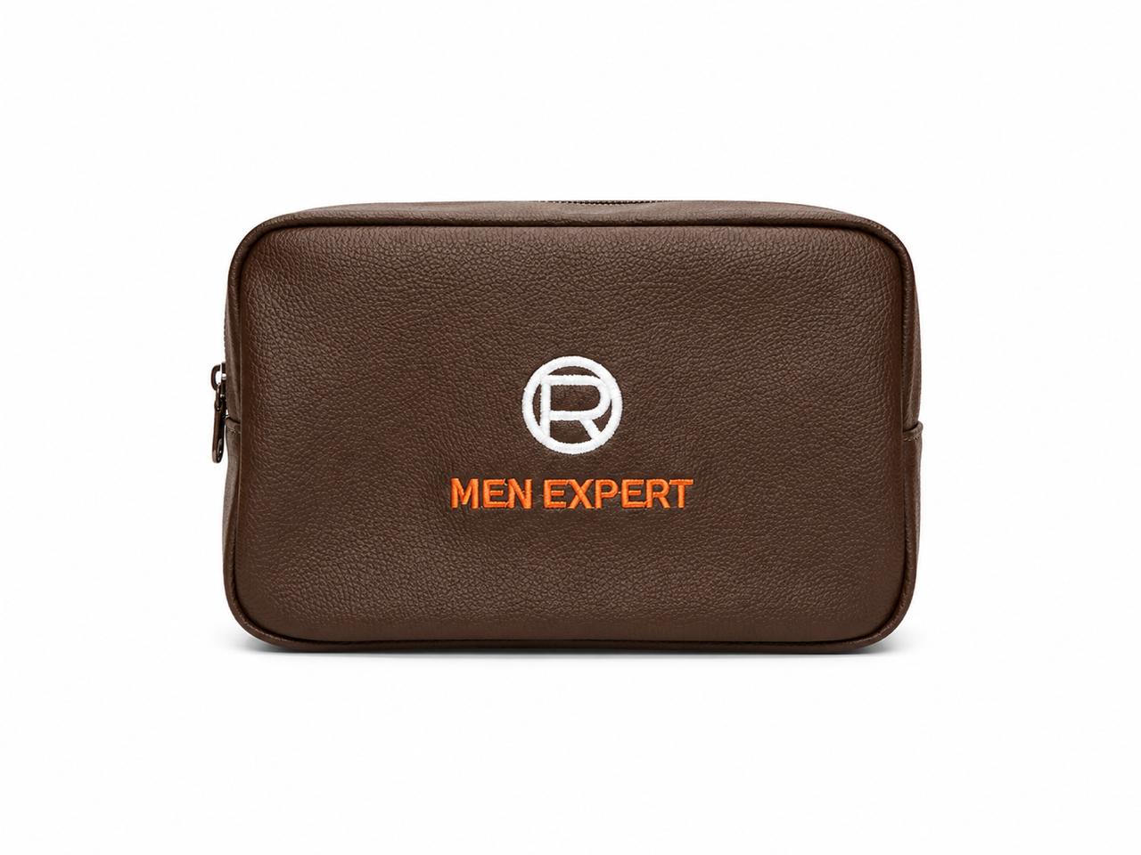 L'Oréal Paris Brown Leather Pouch - Gift