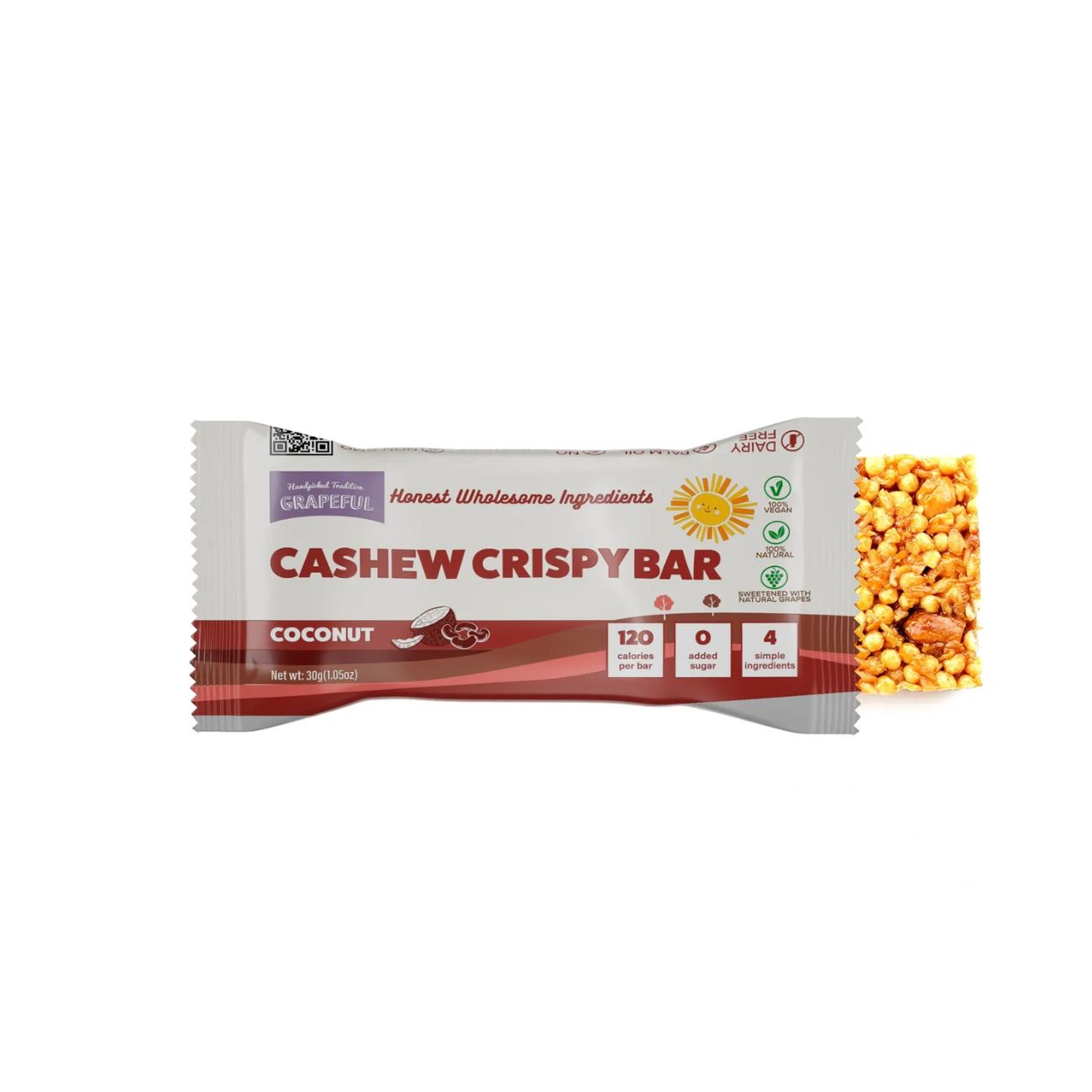 Cashew Crispy Coconut Bar