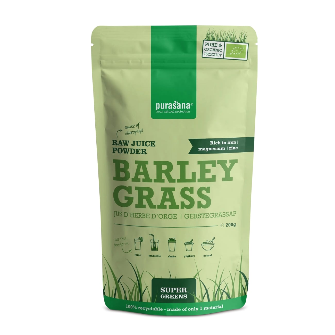 Juice Powder Barley Grass