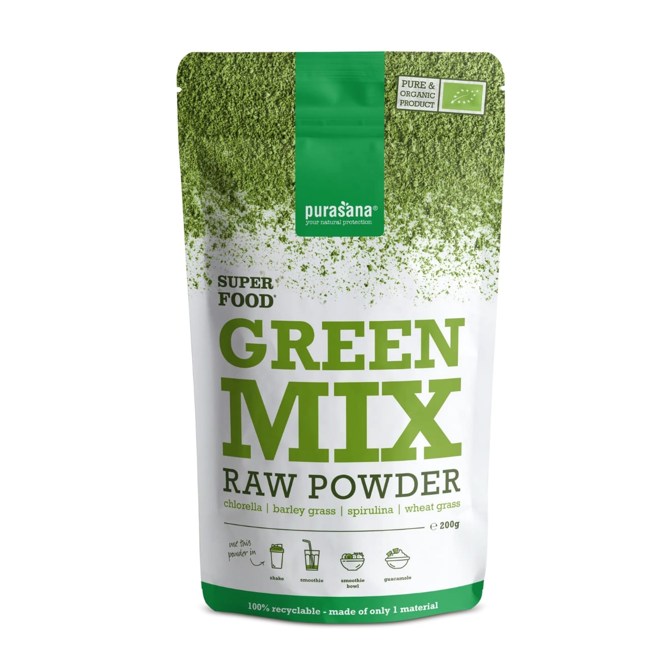 Raw Powder Green Mix