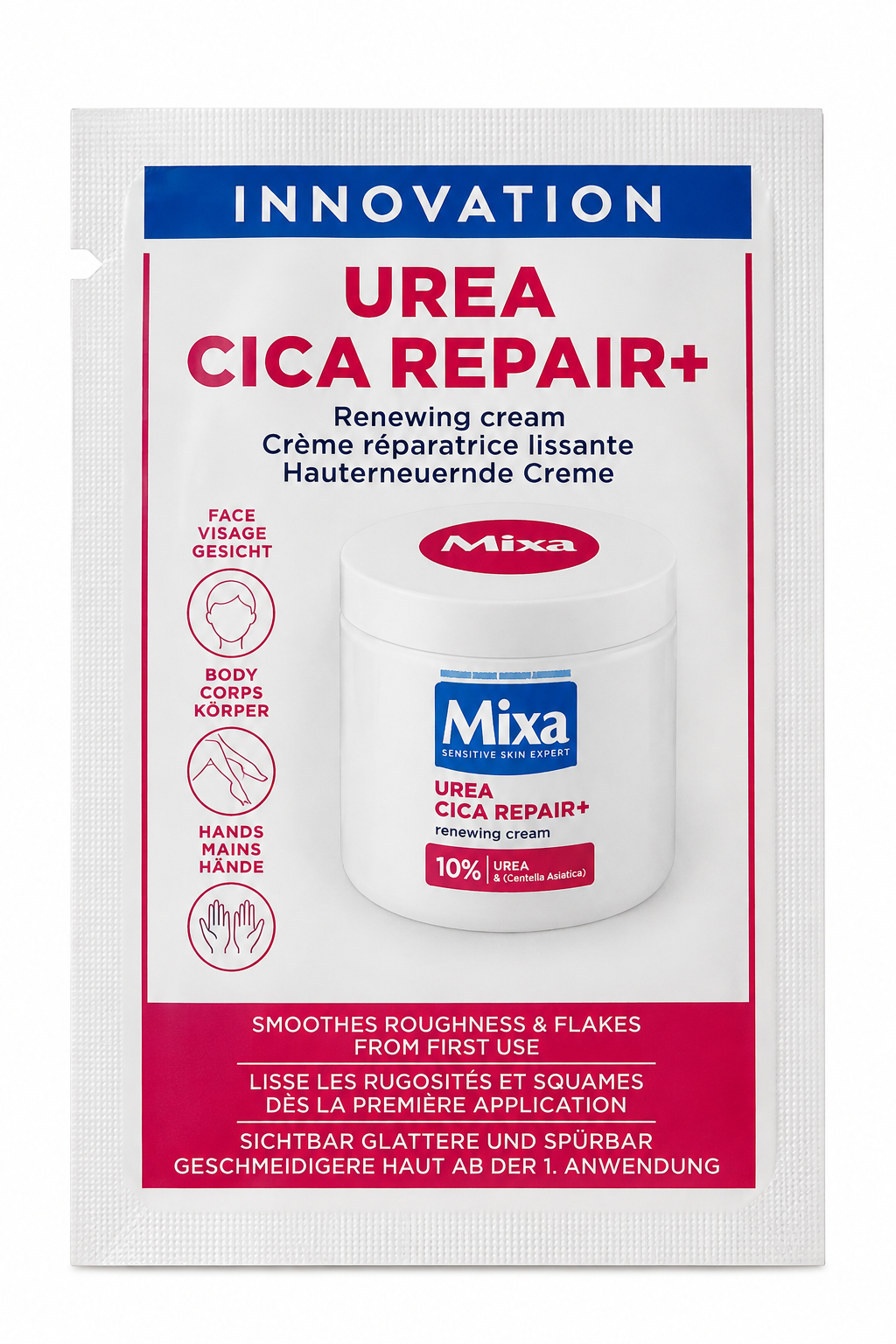 Mixa Urea Cica Repair+ Renewing Cream - Gift