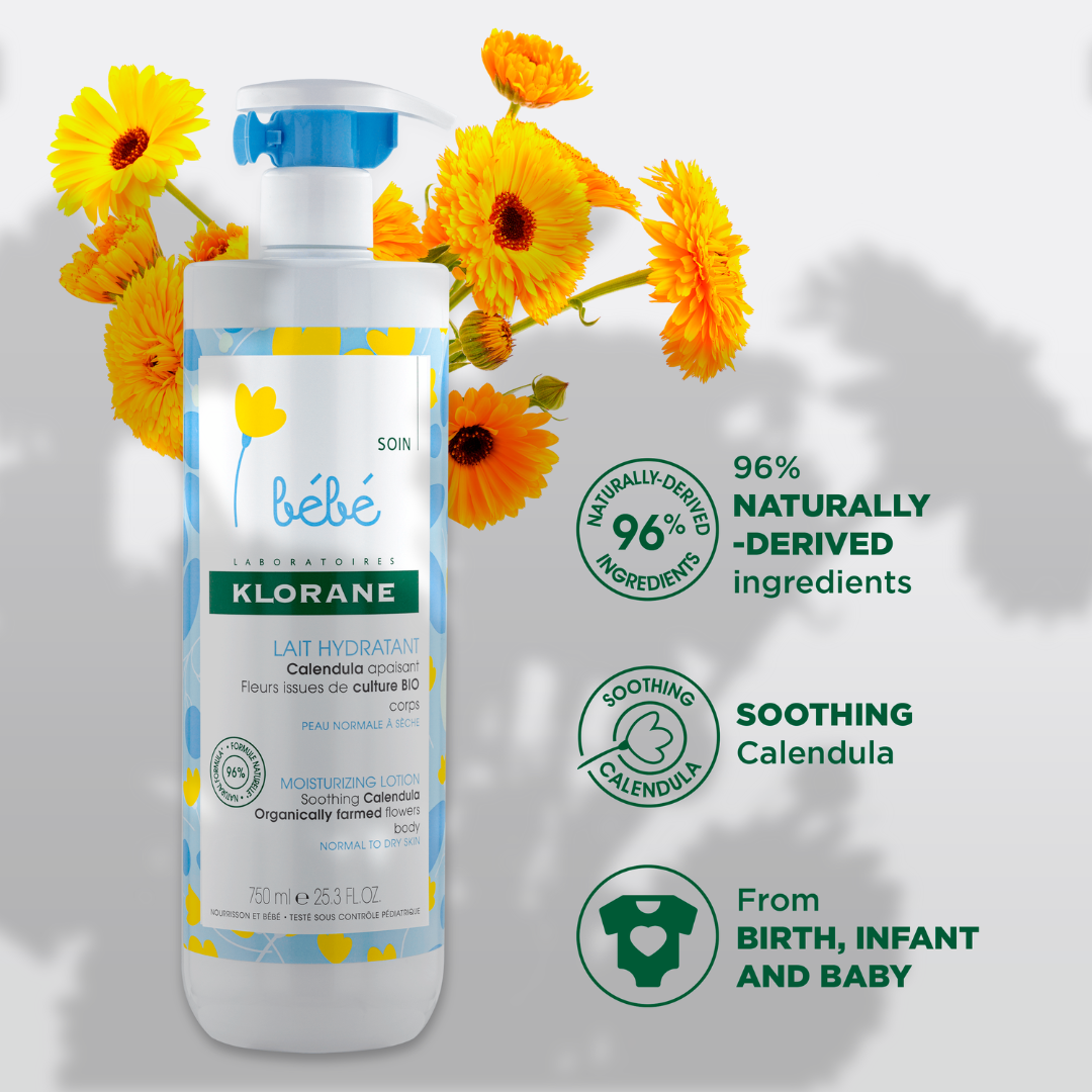 Klorane No-rinse Baby Cleansing Lotion, 500ml