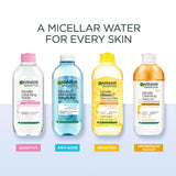 Garnier Micellar Water Facial Cleanser and Makeup Remover Pink for Sensitive Skin