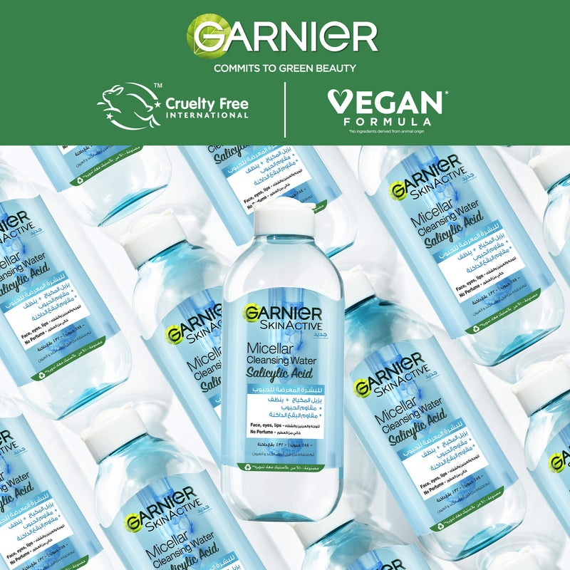 Garnier Fast Clear Micellar Water with Salicylic Acid for Acne Prone Skin