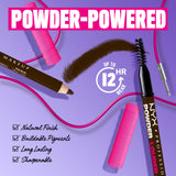 Powder Louder, Brow Pencil, 12HR Wear, Buildable Micro-Fibers
