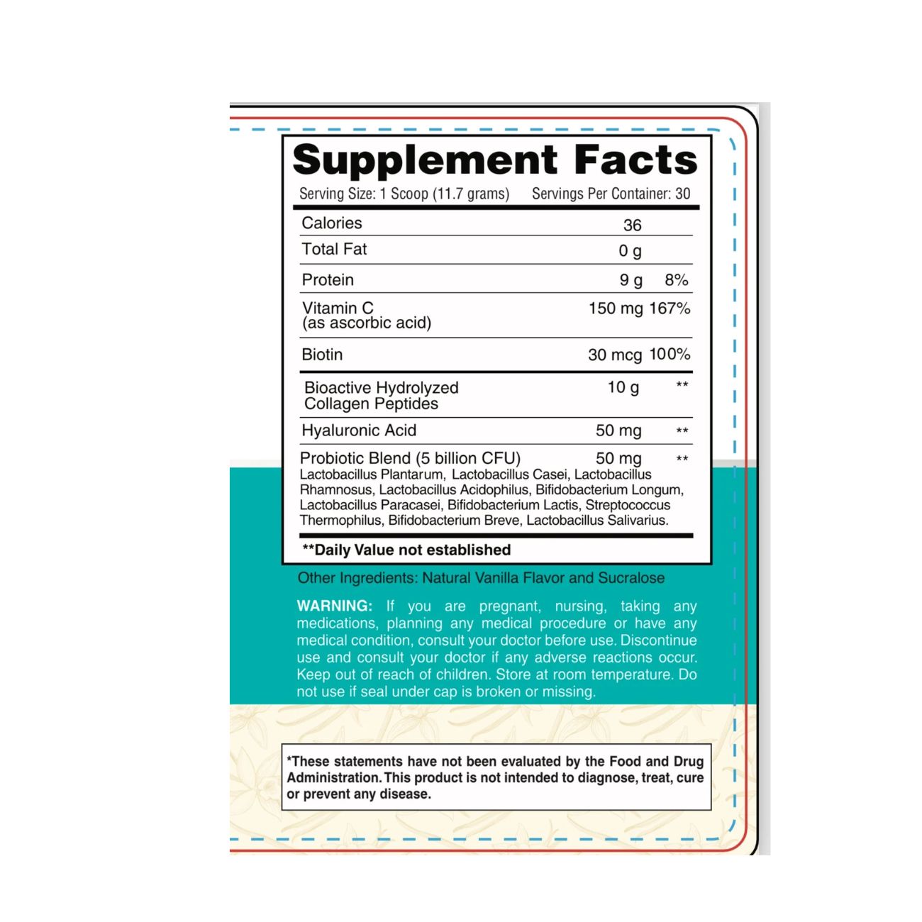 Collagen With Probiotics Powder