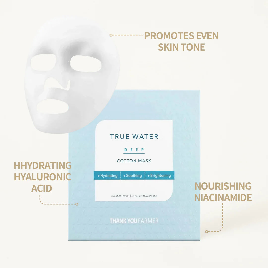 True Water Deep Cotton Single Mask