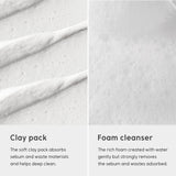 Rice Pure Clay Mask to Foam Cleanser