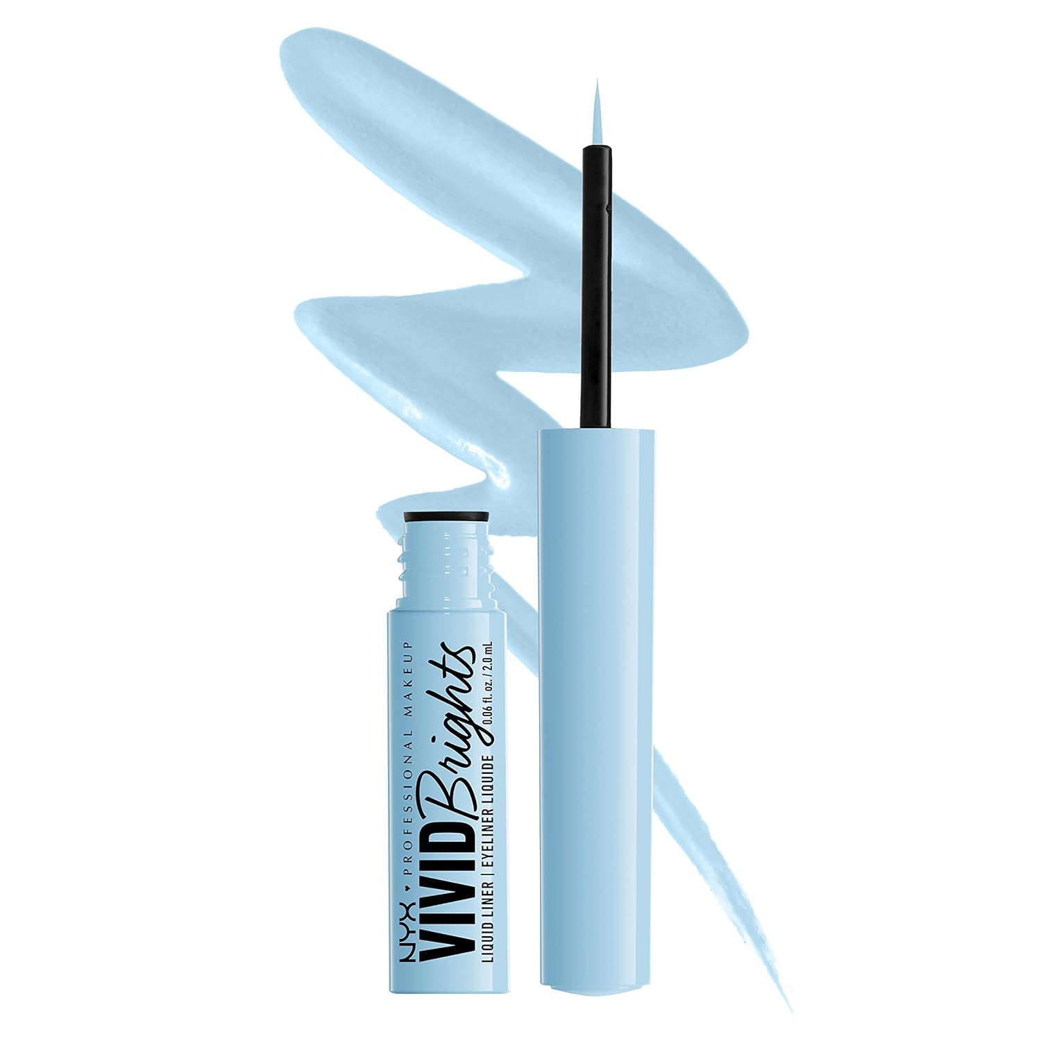 Vivid Brights Liquid Liner, Smear-Resistant Eyeliner with Precise Tip
