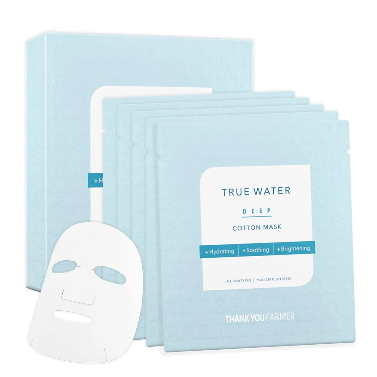 True Water Deep Cotton Mask Five Piece