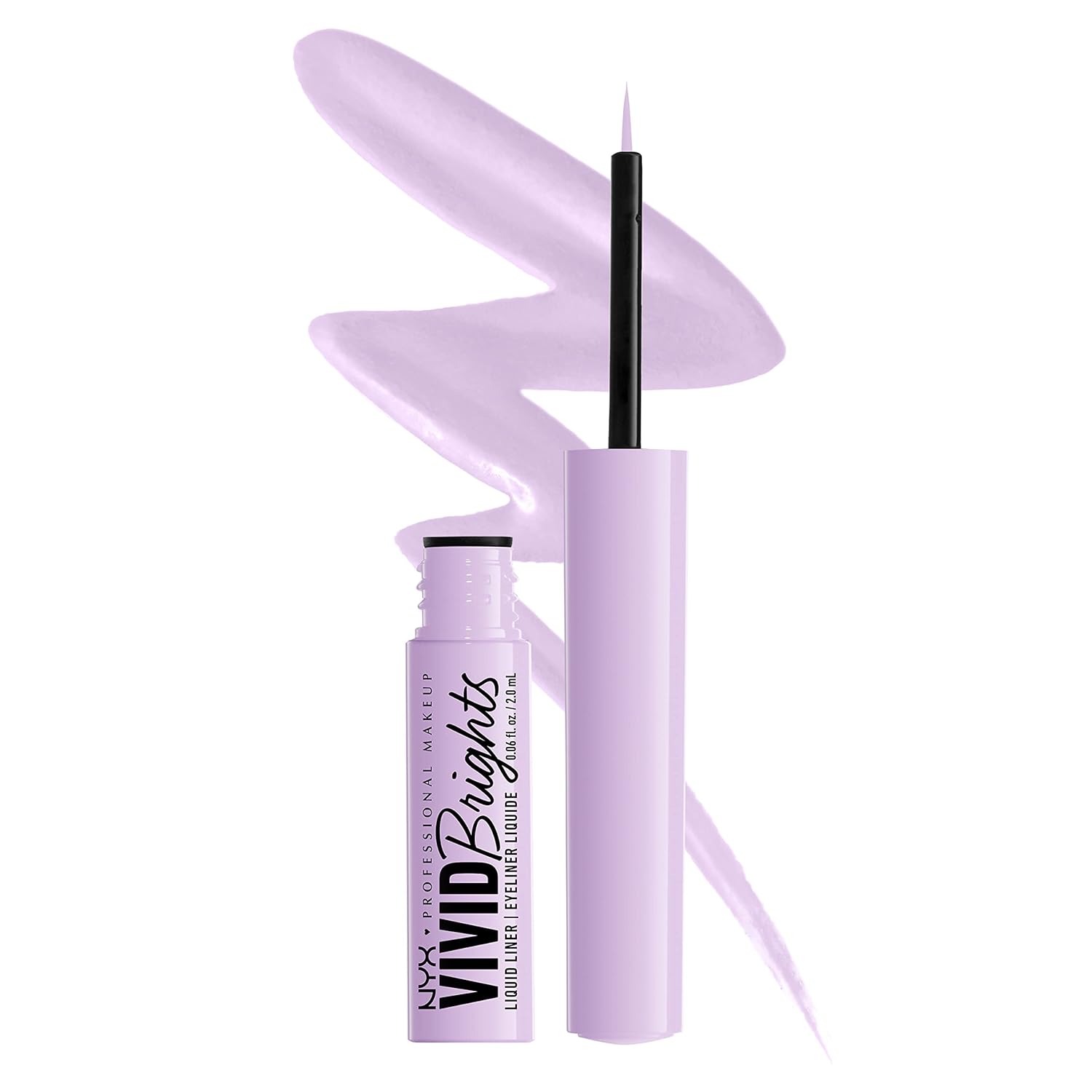 Vivid Brights Liquid Liner, Smear-Resistant Eyeliner with Precise Tip