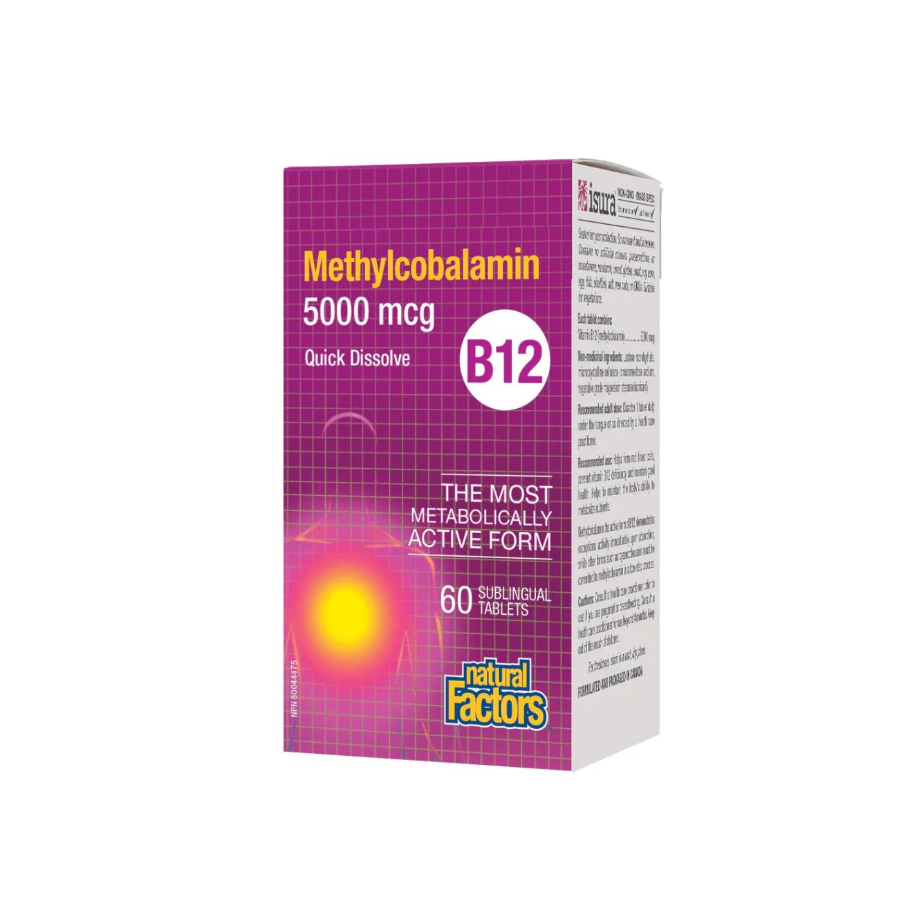 Natural Factors Vitamin B12 5000Mcg