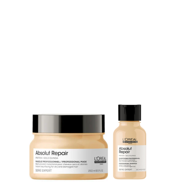 Absolut Repair Mask And Travel Size Shampoo