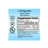 Calcium Magnesium Zinc Plus Vitamin D