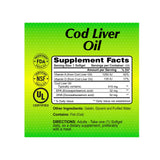 Cod Liver Oil - Fish Liver Oil 1250 IU