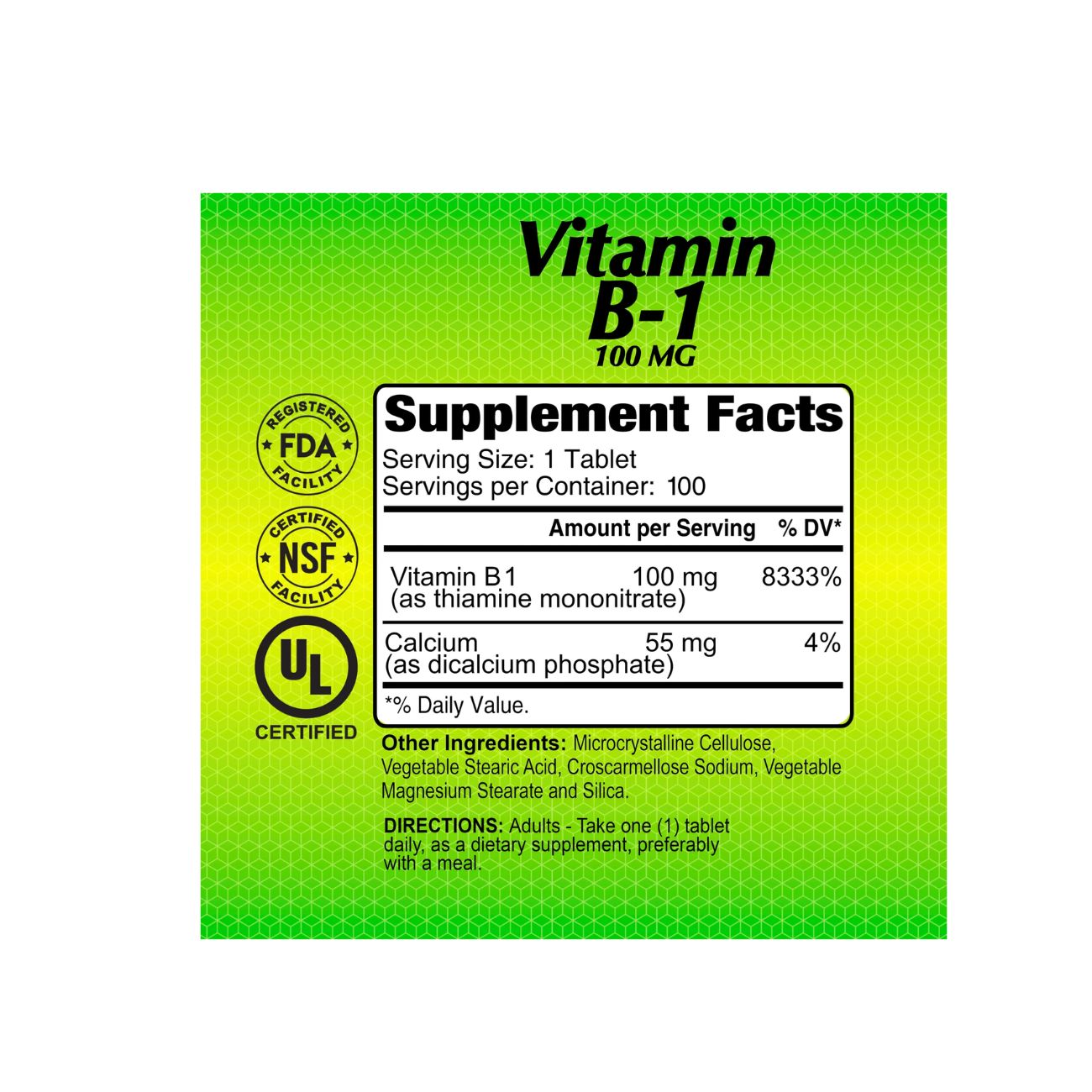 Vitamin B-1 100mg
