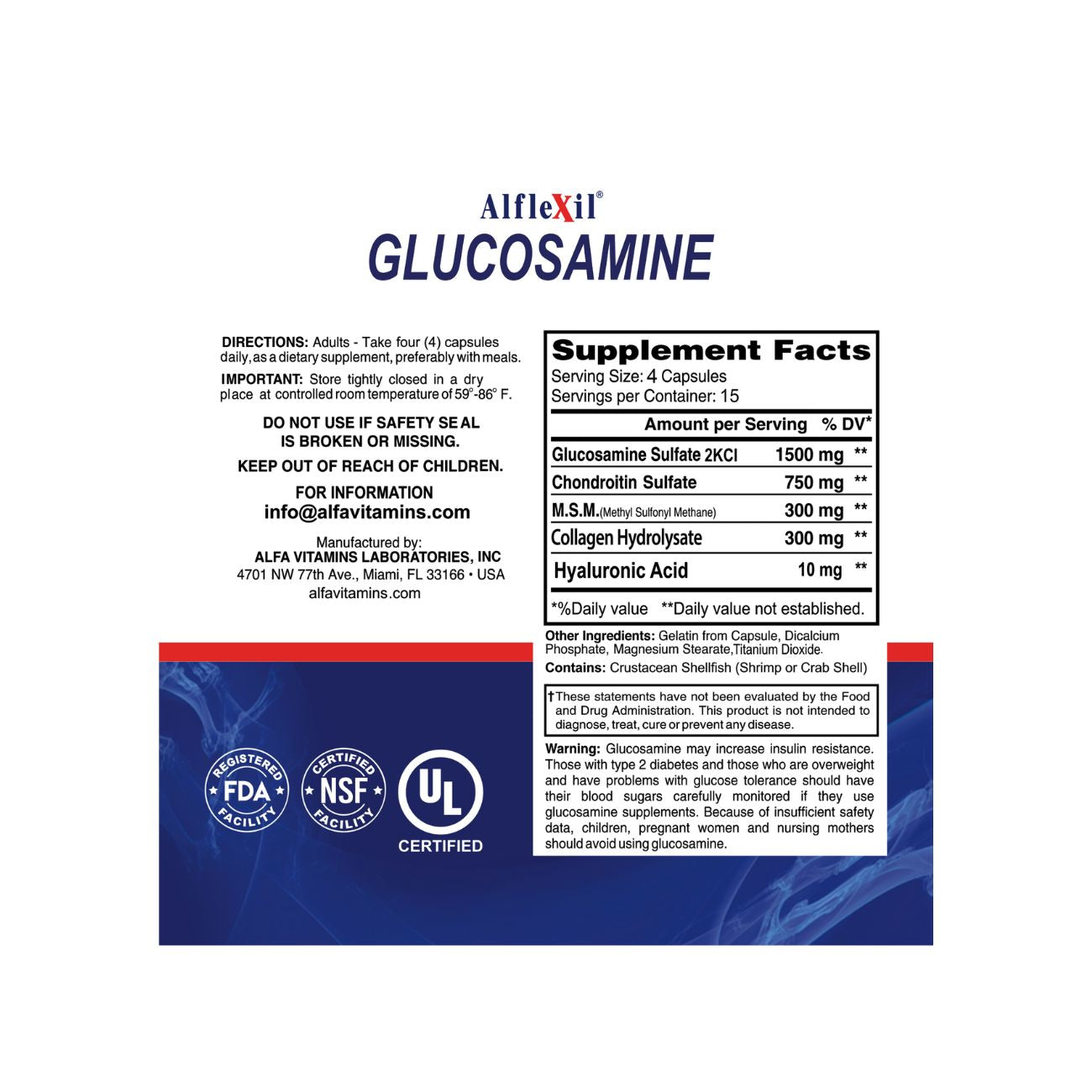 Alflexil® - Glucosamine Chondroitin MSM Collagen