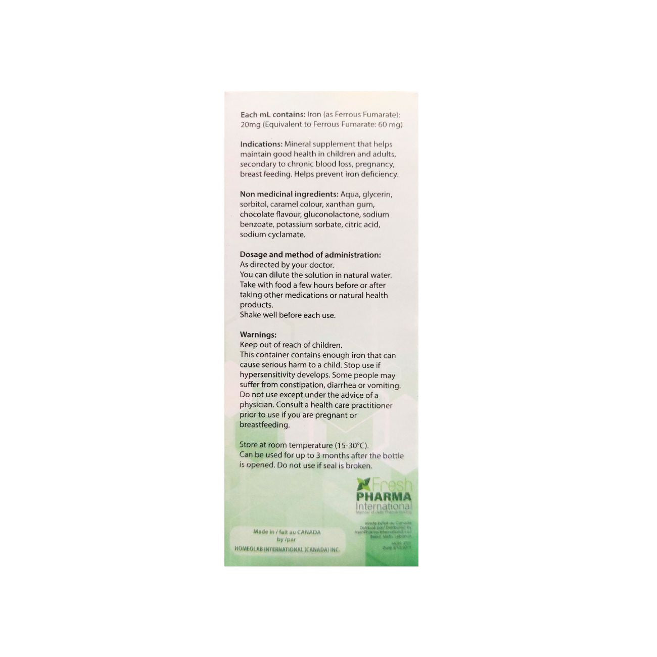 HB 100 Oral Solution