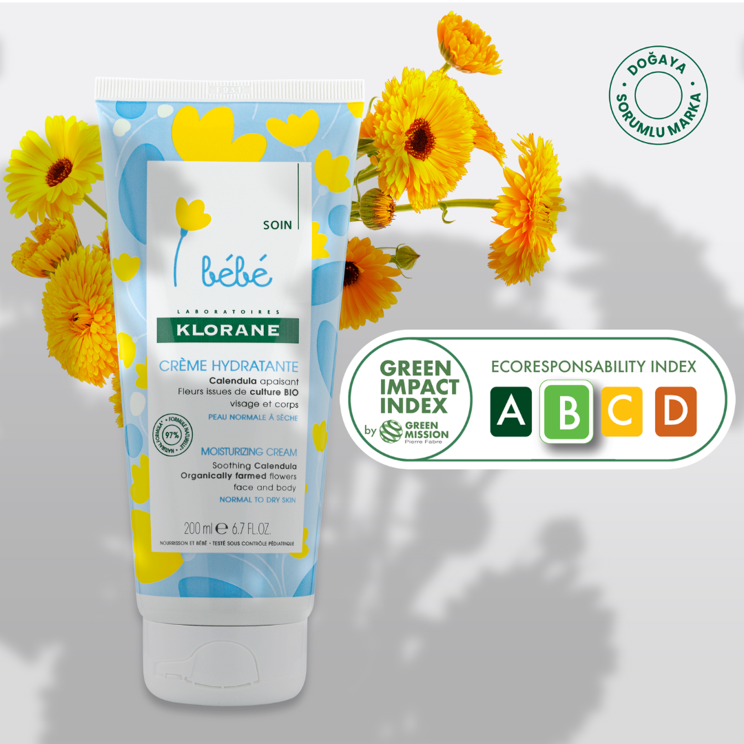 Klorane Baby Moisturizing Cream with Vitamins 200ml