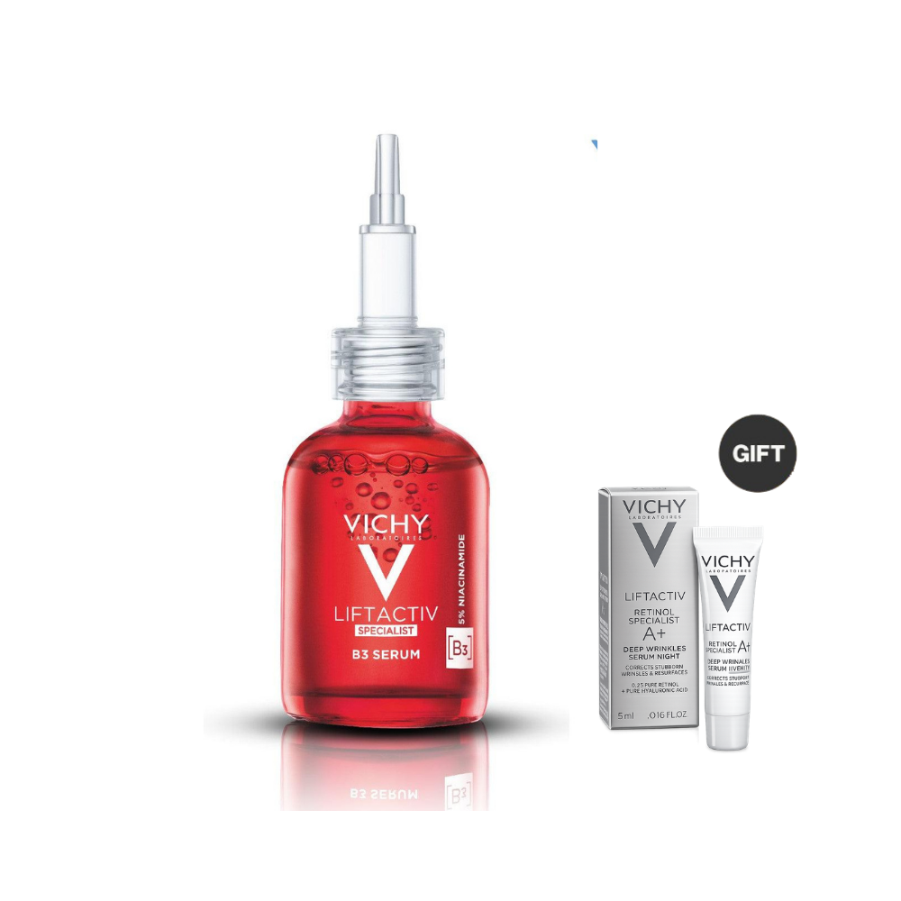 Liftactiv Specialist B3 Anti‑Spots Serum & Liftactiv Retinol Specialist A+ Deep Wrinkles Serum Night Offer