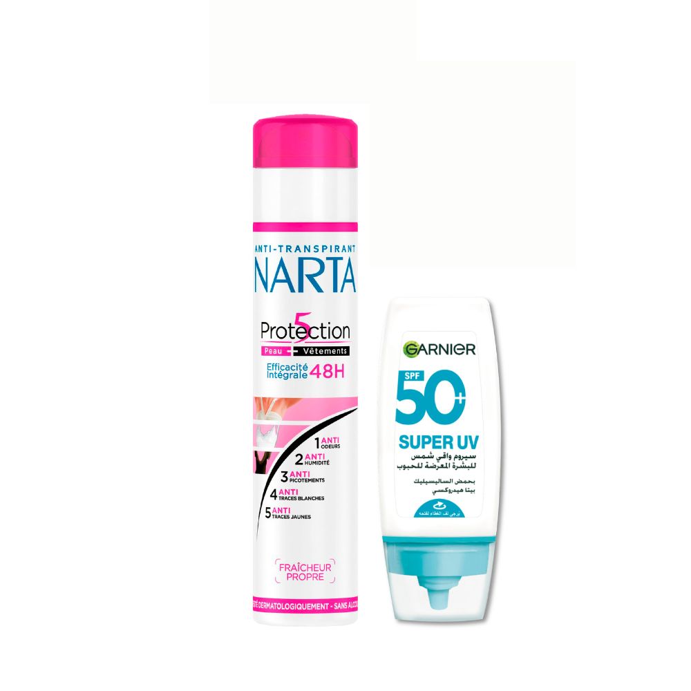 Super UV Anti-Acne SPF50+ Sunscreen & Protection 5 Femme 200ML Duo