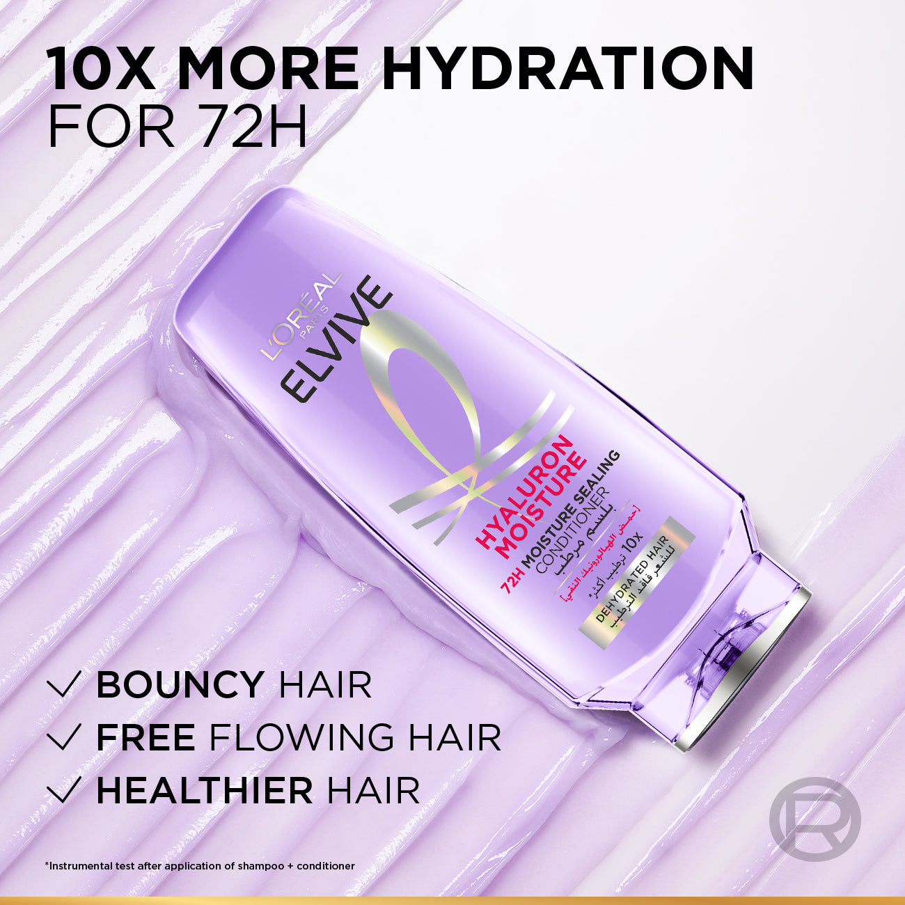 L’Oréal Paris Elvive 72H Hyaluron Moisture Sealing Conditioner for Dehydrated Hair