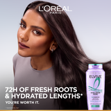 L’Oréal Paris Elvive Hyaluron Pure Purifying Shampoo for Oily Roots And Dehydrated Length