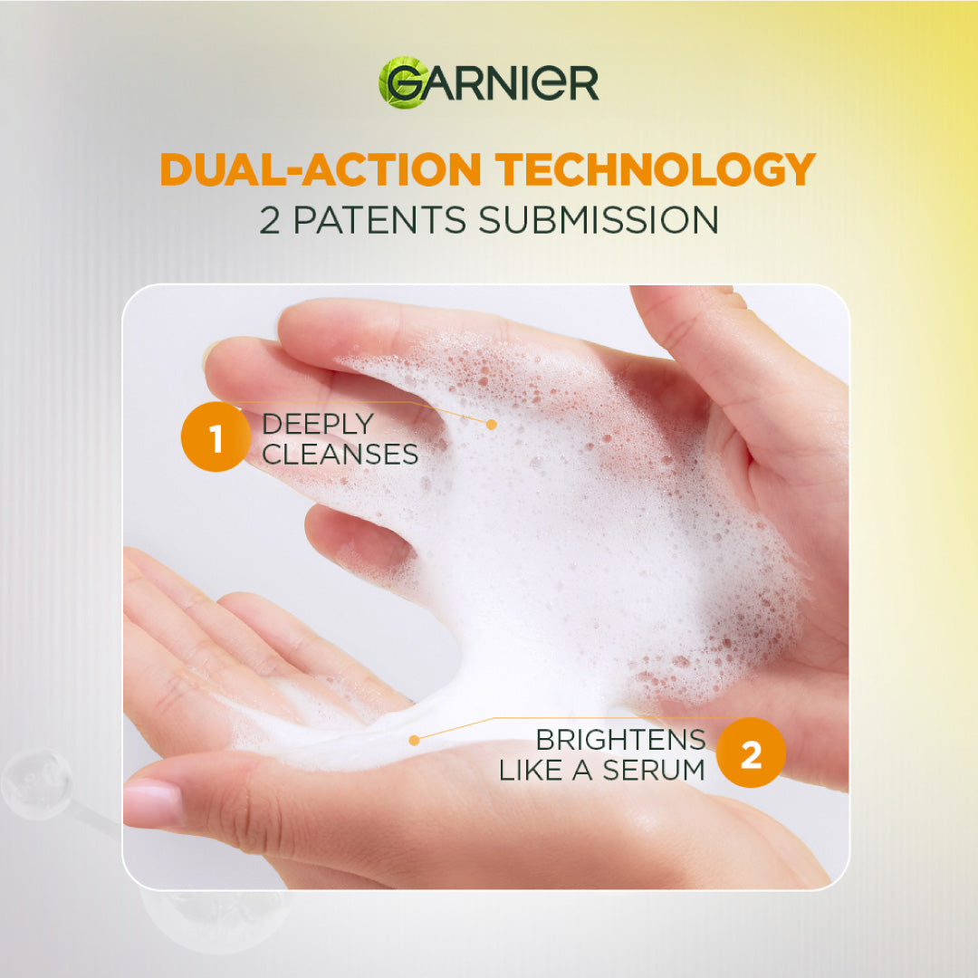 Fast Bright Serum Cleanser - Dual Action Foam Cleanser, Brightens in 1 Wash - For All Skin Types, Even Sensitive Skin