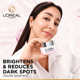 L’Oréal Paris, Glycolic-Bright Glowing Day Cream, for Dark Spots Reduction, Glow Boosting and Skin Tone Evenness, SPF 30, 50ml