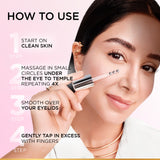 Glycolic Bright Eye Serum, with 3% (Glycolic Acid  + Vitamin CG + Niacinamide], for Dark Circles and Under Eyes Brightening, 20ml