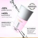 L’Oréal Paris, Glycolic Bright Anti-Dark Spot Daily UV Fluid, SPF 50+ with [Glycolic Acid + Niacinamide], 50ml