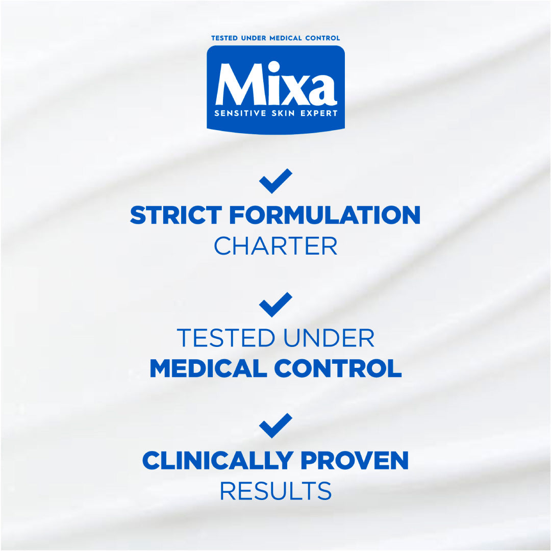 Mixa Panthenol Comfort Cream Jar - Anti-Scratching Cream - For Dry Skin, Atopy Prone Skin and Eczema - For Face, Hands & Body