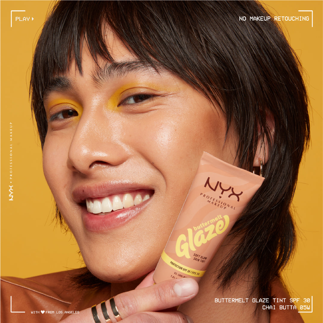 Buttermelt Glaze Soft Glow Skin Tint + SPF/FPS 30, Foundation, 12h Wear