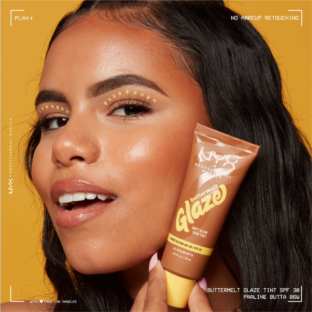 Buttermelt Glaze Soft Glow Skin Tint + SPF/FPS 30, Foundation, 12h Wear